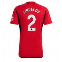 Pánský Fotbalový dres Manchester United Victor Lindelof #2 2023-24 Domácí Krátký Rukáv
